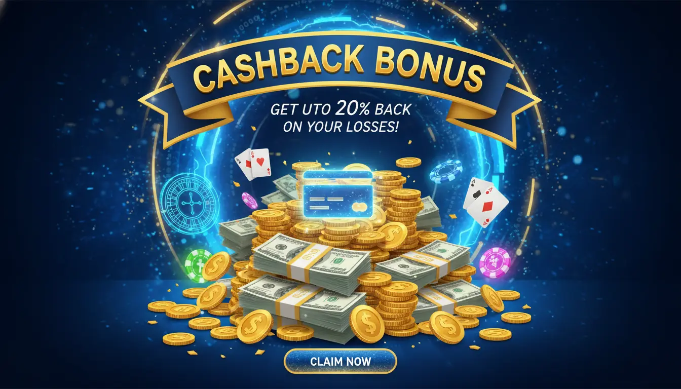Cashback bonus Wheelz casino